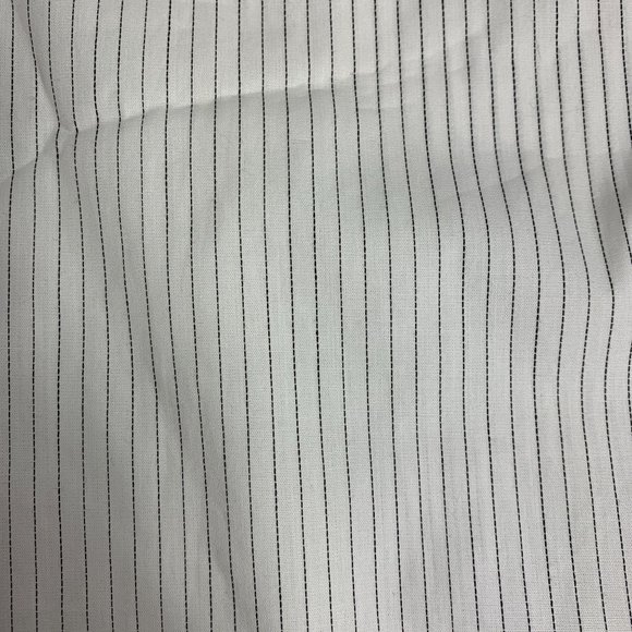 Perry Ellis XL Dress Shirt NWT White Black Stripe $70 - Picture 2 of 4